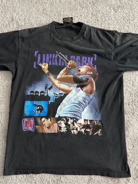Vintage Linkin Park Chester Bennington Meteora promo band tee XL